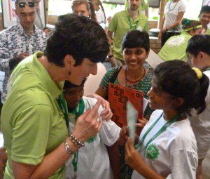 Heather Yelland shares with the children